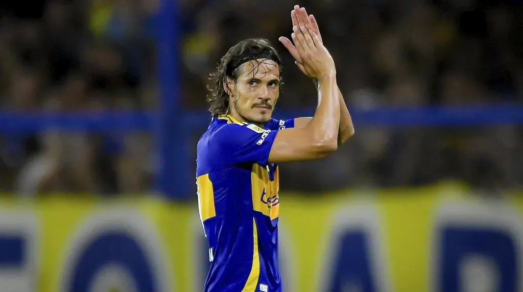 Edinson Cavani en Boca (Getty Images)