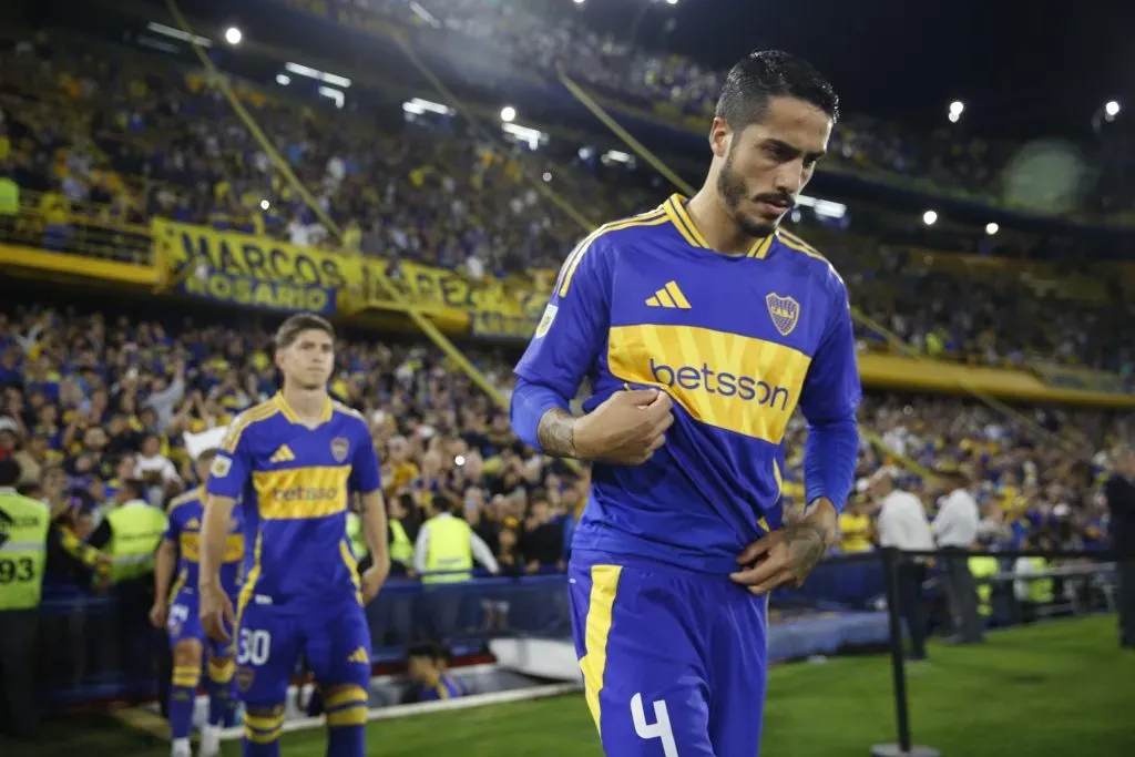 Nicolás Figal trabajó diferenciado en Boca. (Getty)