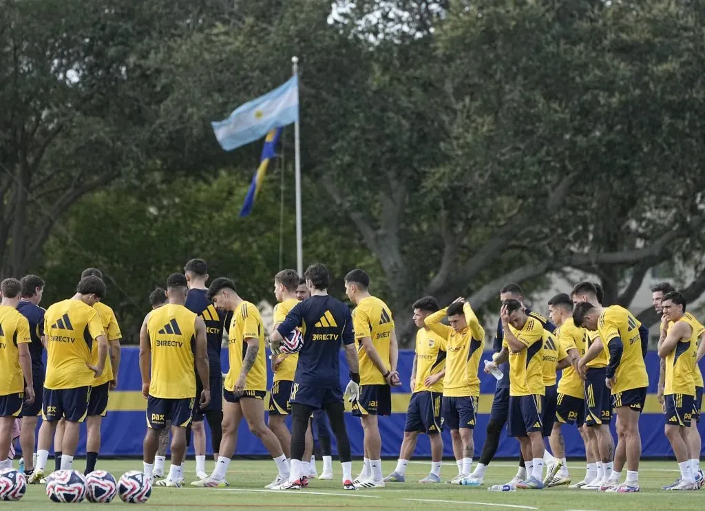 Russo es firme con el plantel. (Prensa Boca)