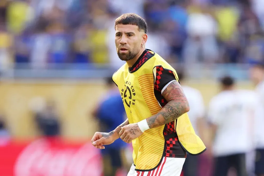 Nicolás Otamendi en Boca vs. Benfica (Getty Images)