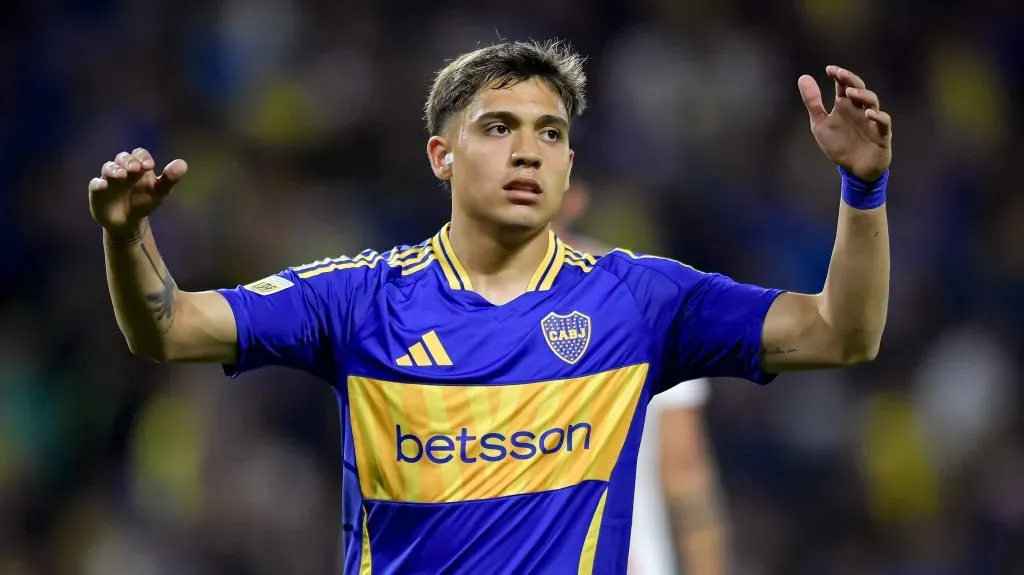 Exequiel Zeballos en Boca (Getty Images)