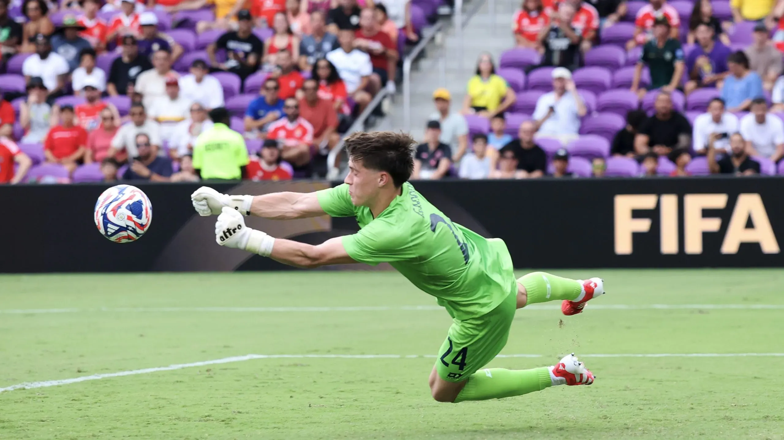 Nathan Garrow ya piensa en el cruce contra Boca en Nashville. Foto: Getty Images