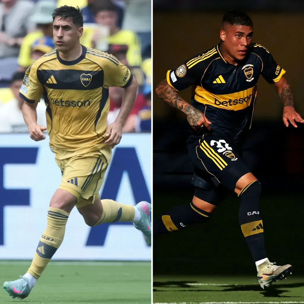 Merentiel y Costa, los destacados de Boca. (Getty)
