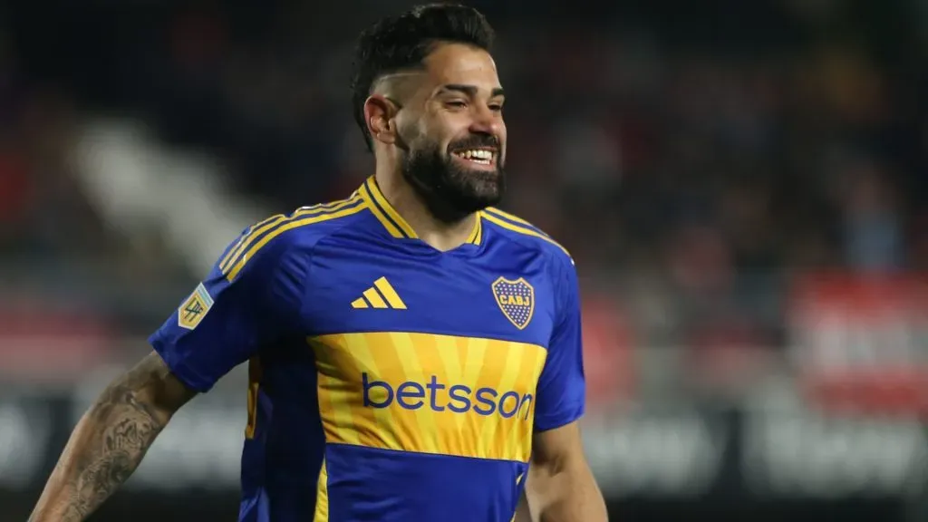 Milton Giménez en Boca (Getty Images)