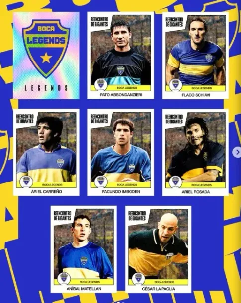 Algunas de las figuras de Boca que enfrentarán a Corinthians.