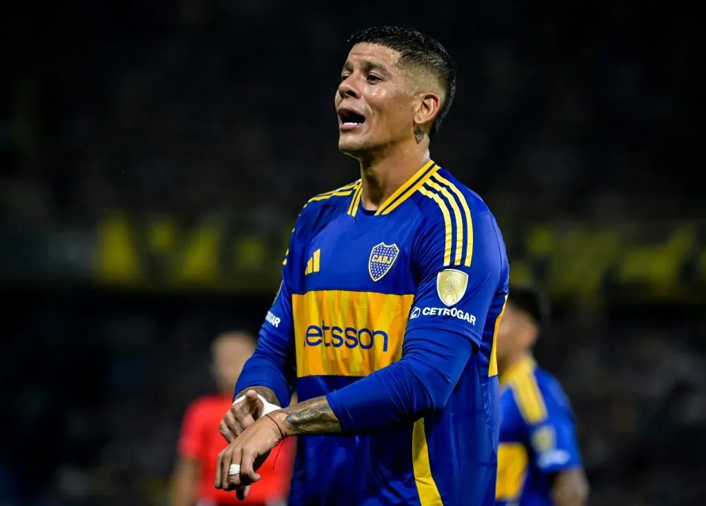 Estudiantes espera a que Rojo quede libre de Boca. (Getty Images)