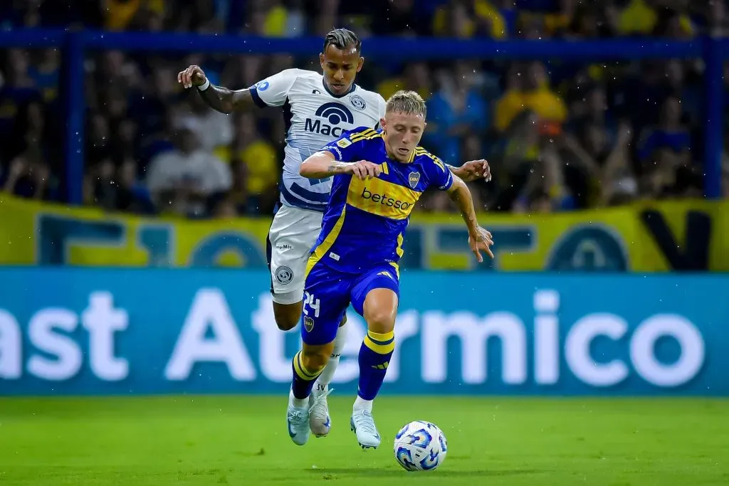 Barinaga, con chances de meterse en la formación de Boca. (Getty)