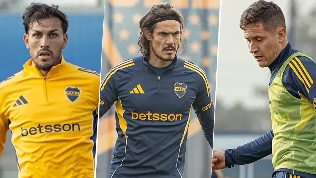 Russo tomó una decisión respecto a Paredes, Cavani y Herrera en Boca. (Boca Oficial)