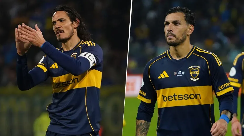 Cavani y Paredes fueron mencionados en la charla de Riquelme. (Getty)