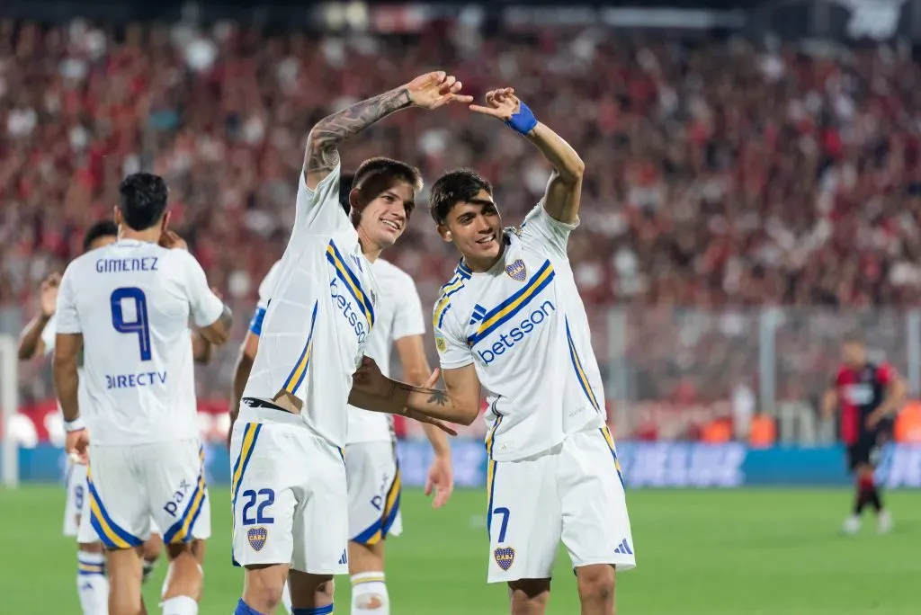 Zenón y Zeballos, con chances de salir de Boca. (Getty)