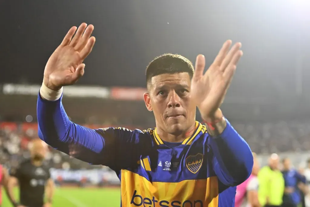 Marcos Rojo, con un problema en Racing. (Getty)