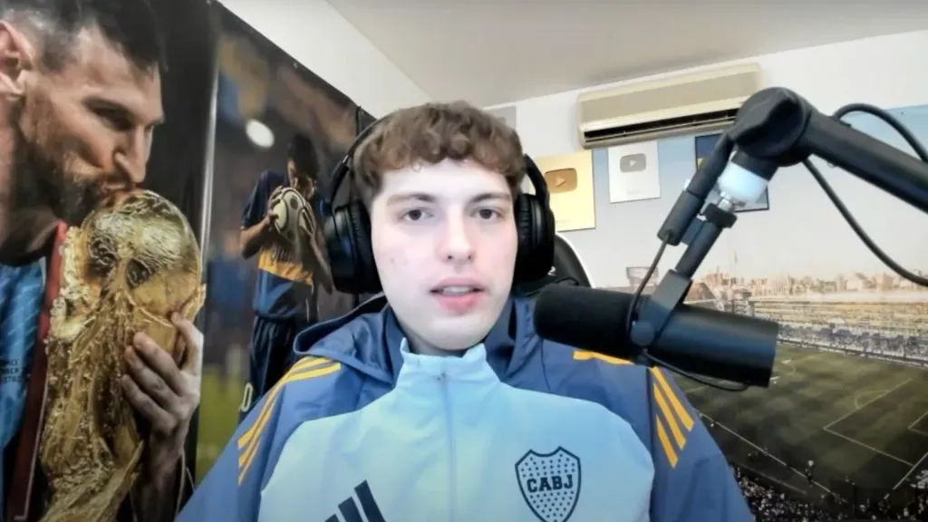 Davoo Xeneize, streamer hincha de Boca