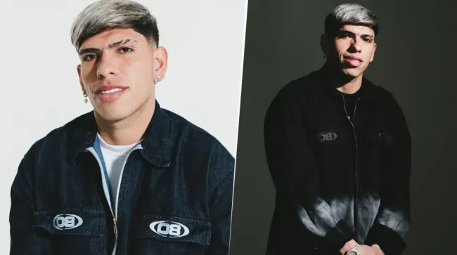 Carlos Palacios modelando para “08onasaez” (Foto de @08onasaez en Instagram)