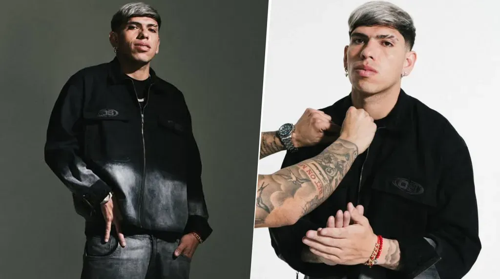 Carlos Palacios modelando para “08onasaez” (Foto de @08onasaez en Instagram)