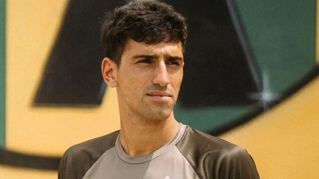 Justo Giani, en duda para el partido contra Boca en Mar del Plata.