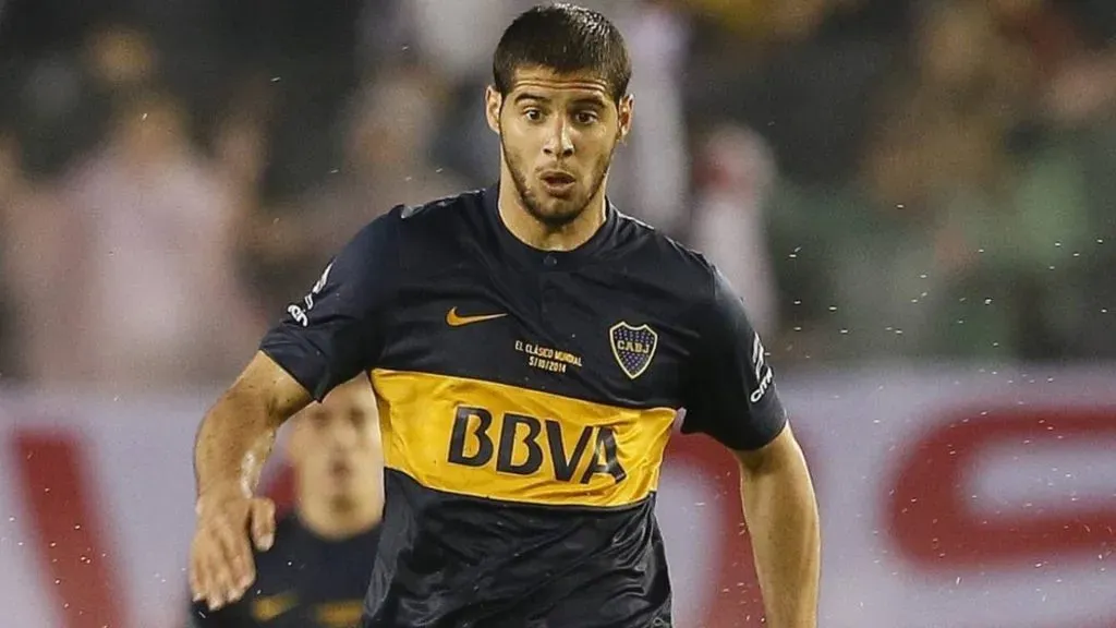 Insúa jugó en Boca durante poco más de dos temporadas.