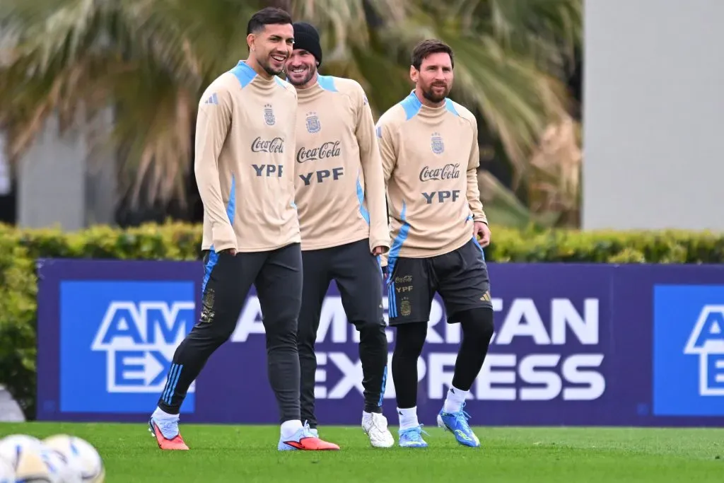Paredes, en la Selección Argentina. (Getty)