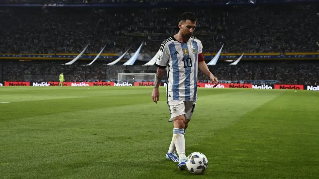 Lionel Messi en La Bombonera