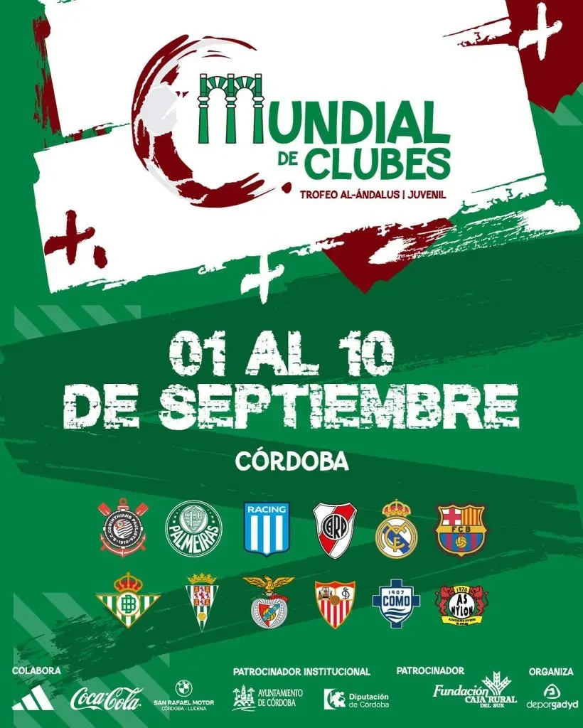 Foto del Mundial de Clubes juvenil 2025 en “X”