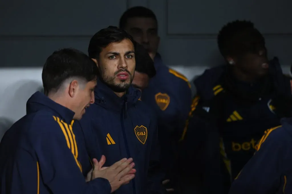 Paredes se sumó a los entrenamientos en Boca. (Getty)