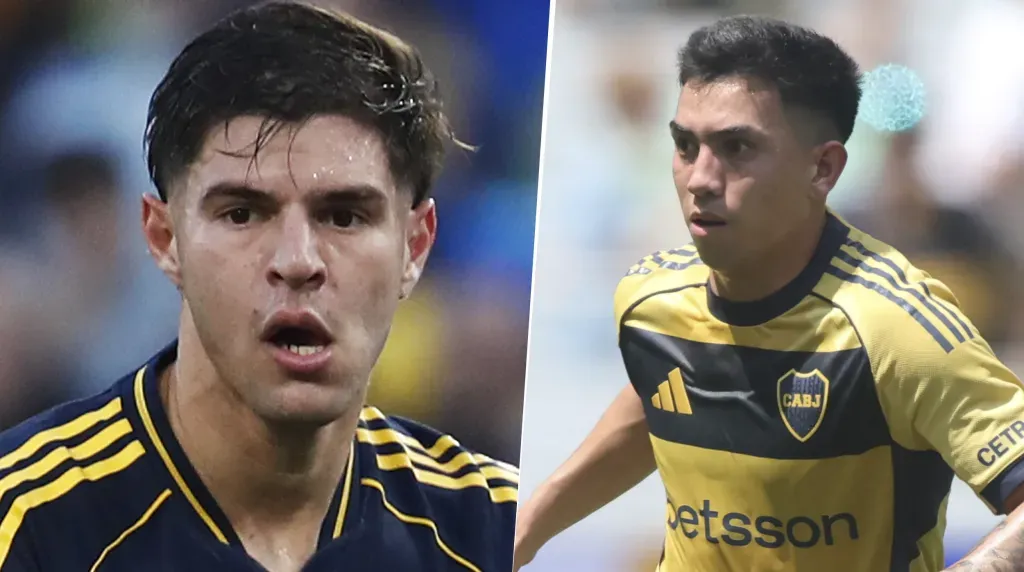 Marco Pellegrino y Velasco, a la par del grupo en Boca (Getty Images)