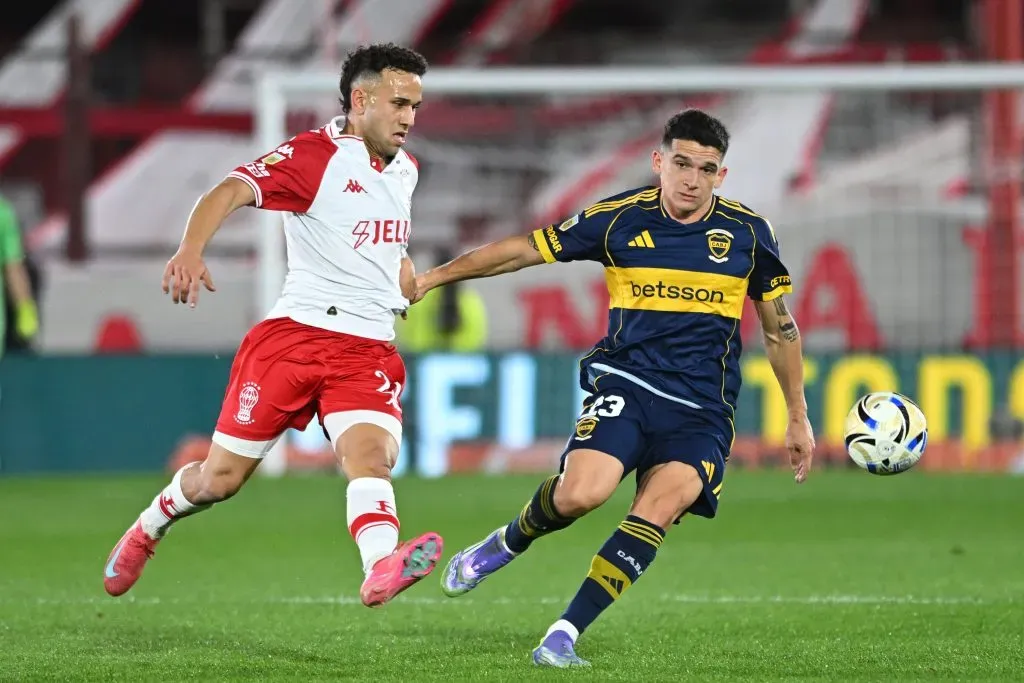 Lautaro Blanco recibió una advertencia de Traverso. (Getty)