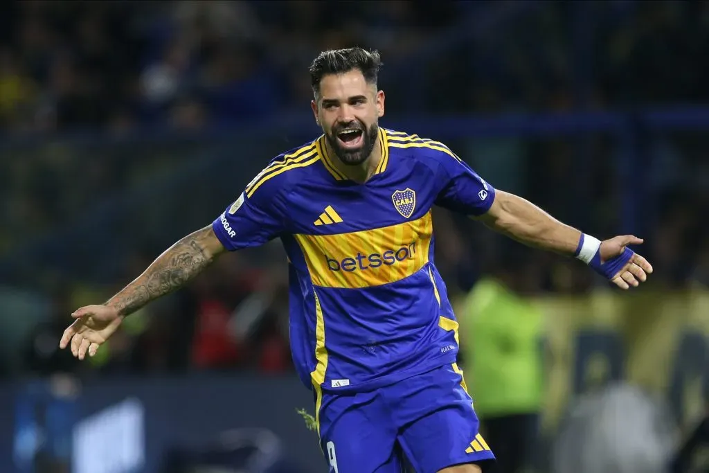 Milton Giménez será el reemplazante de Cavani en Boca. (Getty Images)