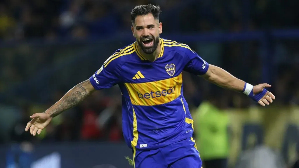 Milton Giménez en Boca (Getty Images)