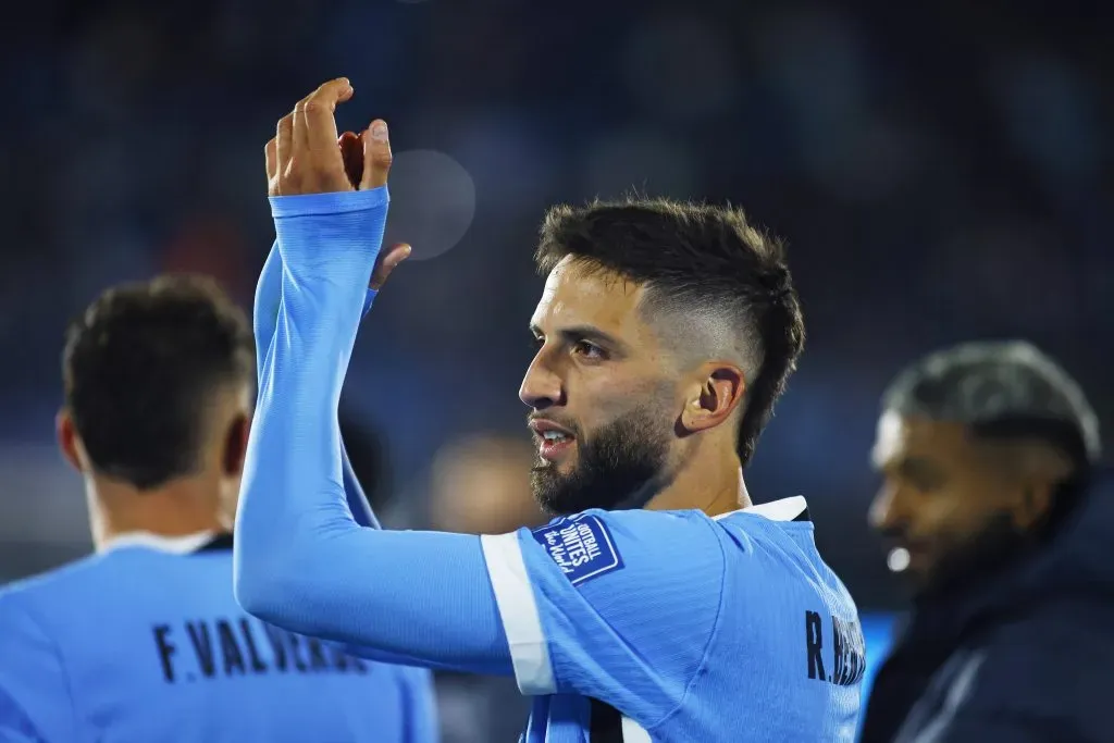 Bentancur, en la Selección de Uruguay. (Getty)