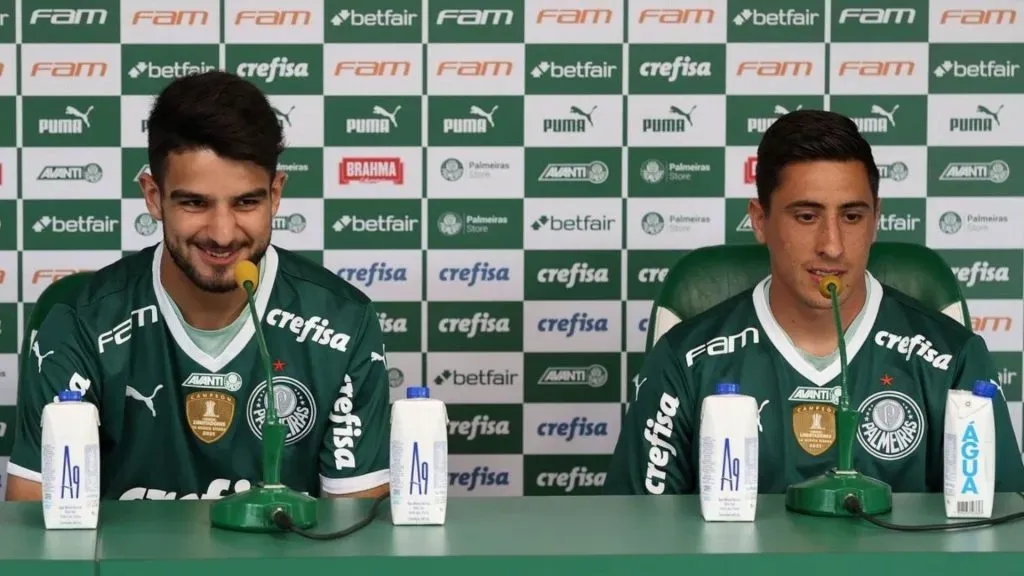 Riquelme quiso a López (izquierda) y terminó trayendo a Merentiel (derecha). (Palmeiras)