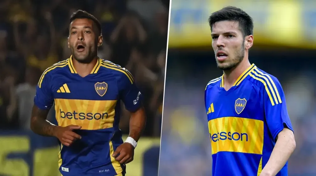 Janson y Martegani, convocados en Boca. (Getty)