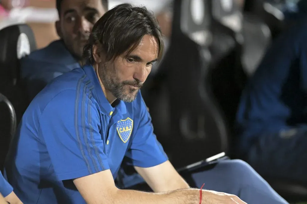 Diego Martínez renunció en Boca en septiembre del 2024. (Getty Images)
