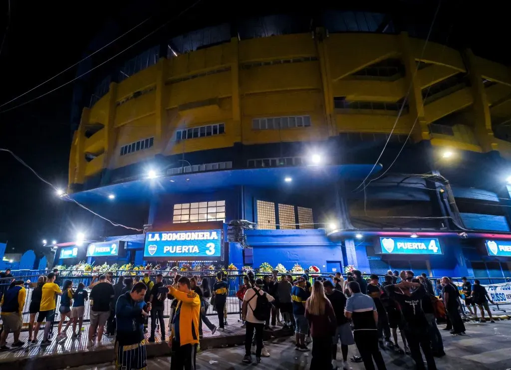 El velorio de Russo en La Bombonera. (Getty)