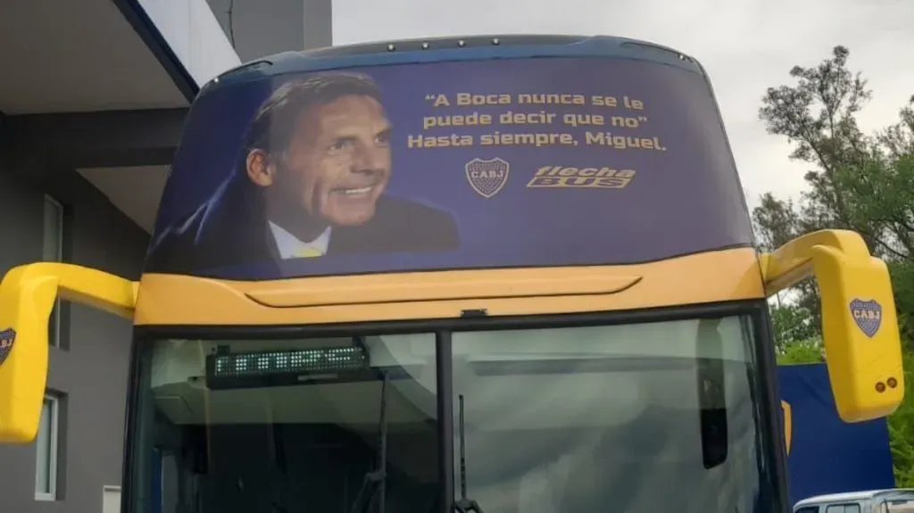 El micro de Boca. (Ezequiel Sosa)