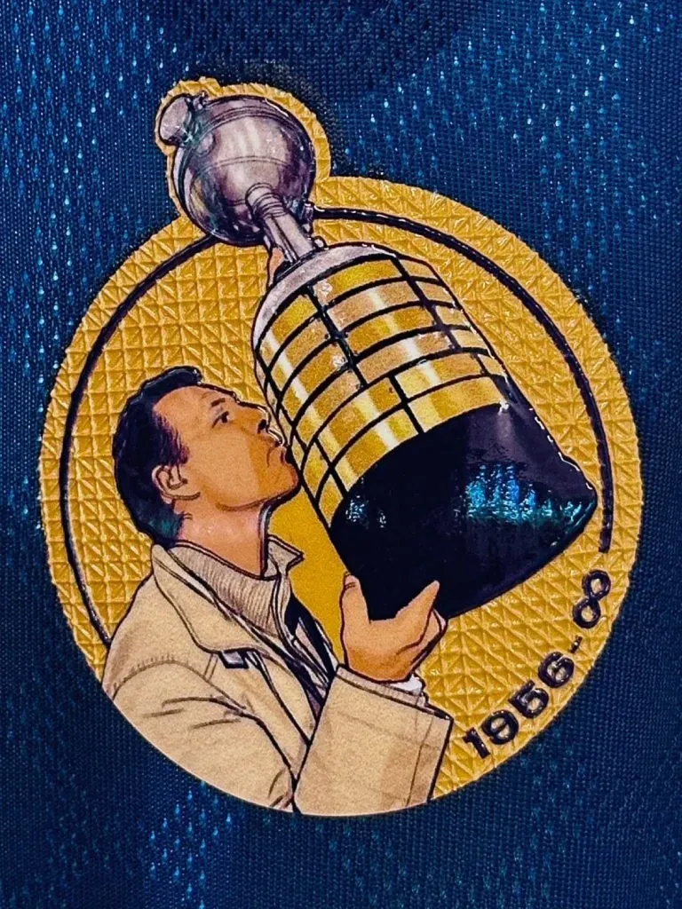 El parche especial de la camiseta de Boca vs. Belgrano.