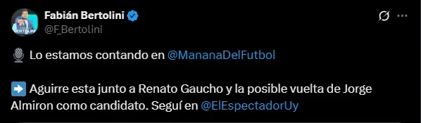 Renato Gaucho interesa en Boca. (Captura)