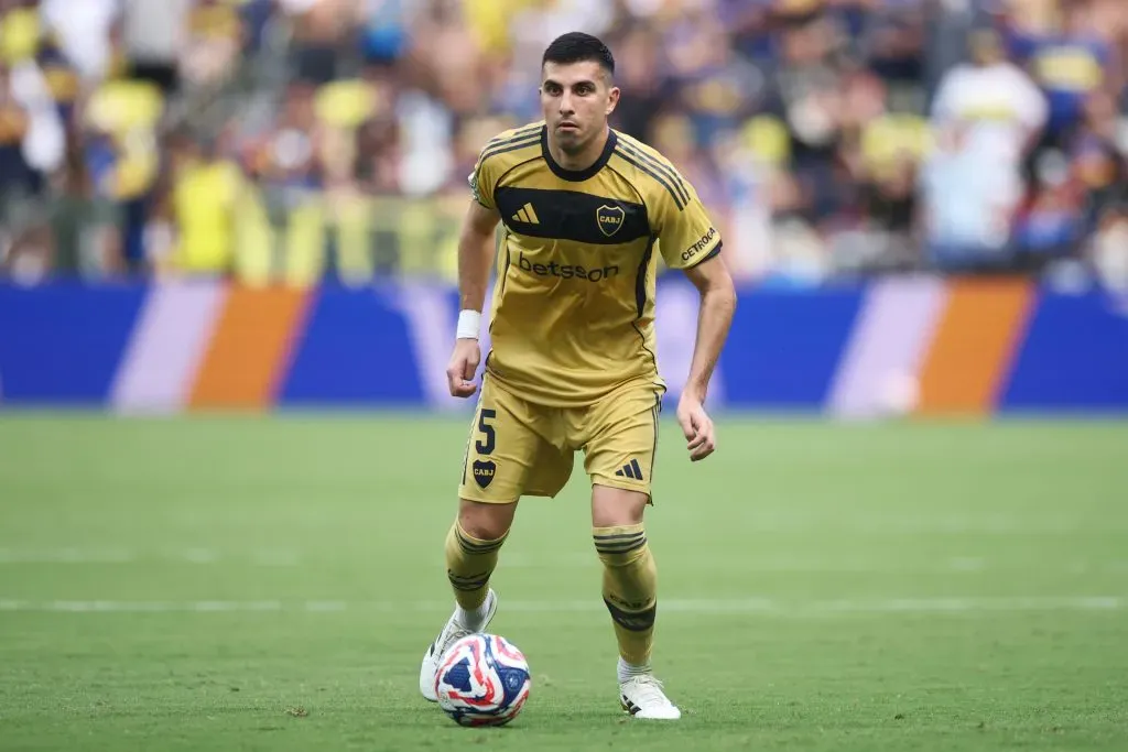 Rodrigo Battaglia sufrió una molestia en Boca. (Getty)