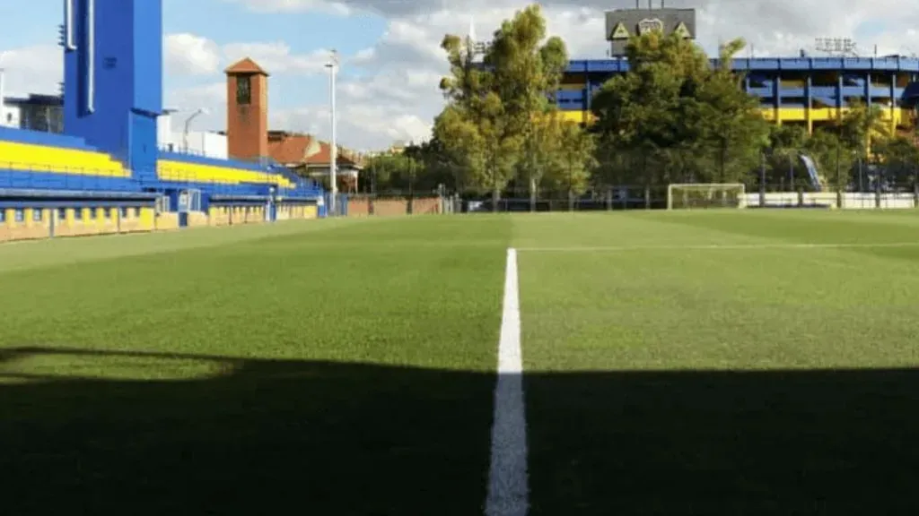 Boca se entrenó este domingo en Casa Amarilla. (TyC Sports)