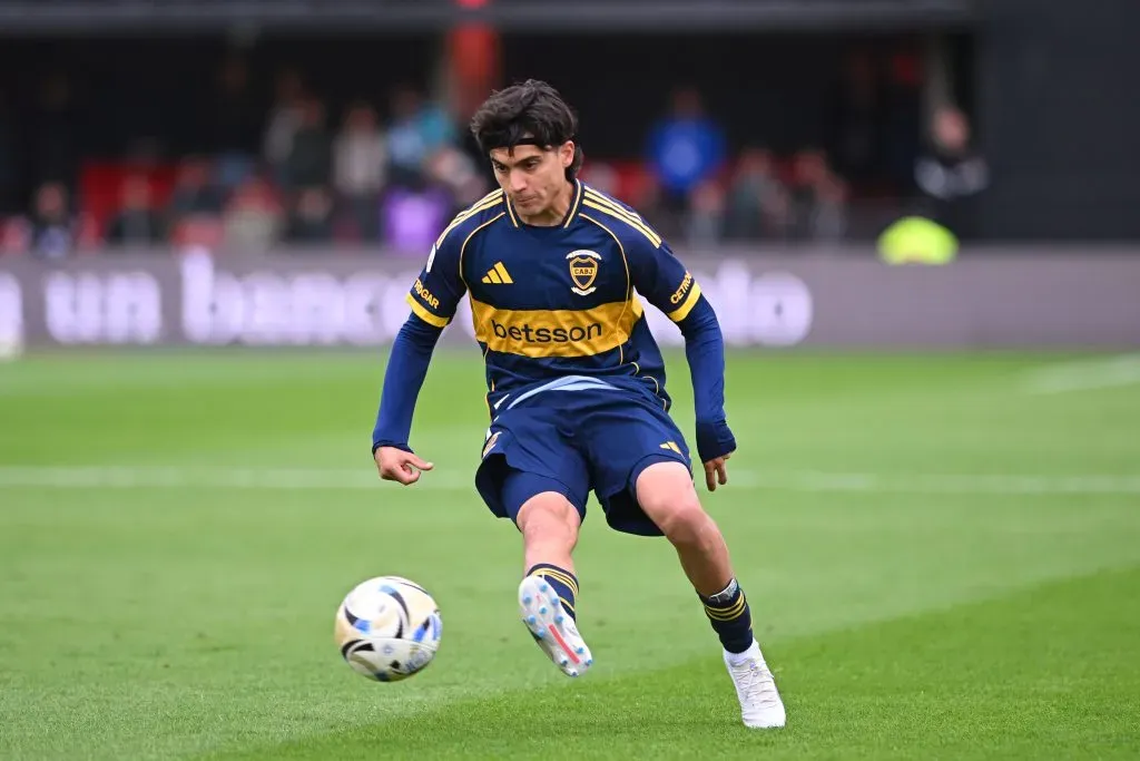 Zeballos se destacó en el Boca-Barracas. (Getty)