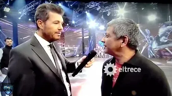 El Chino Báez trabajó en televisión con Tinelli.