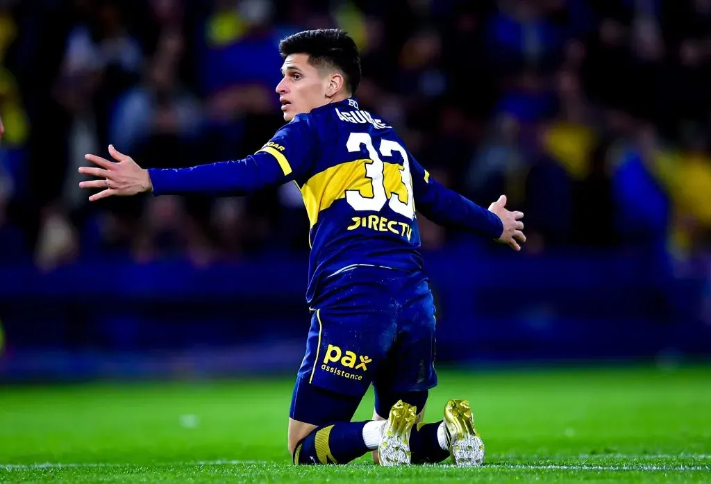 Brian Aguirre, otra vez suplente en Boca. (Getty)