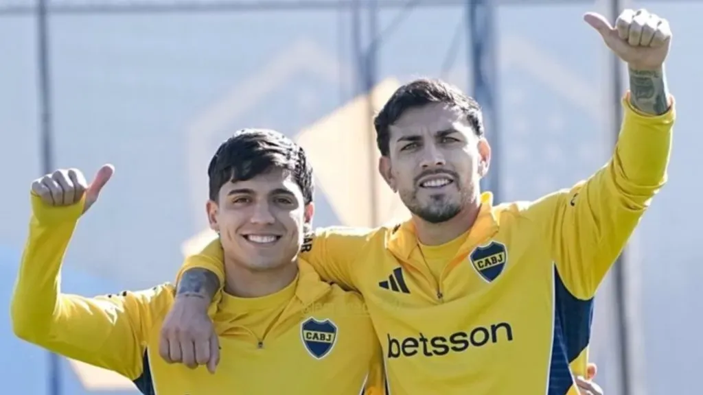 Paredes fue crucial en la levantada de Zeballos en Boca. (Instagram)