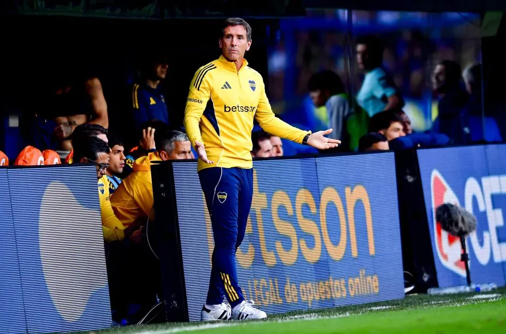 Úbeda y su continuidad en Boca. (Getty)