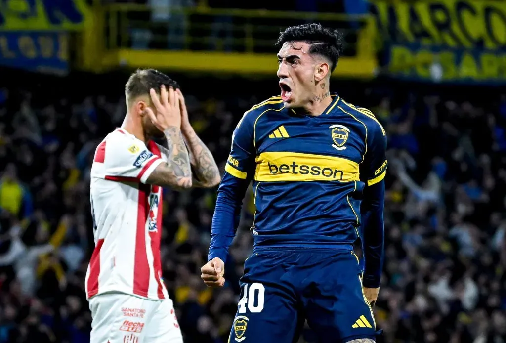 Di Lollo, con chances de irse de Boca. (Getty)