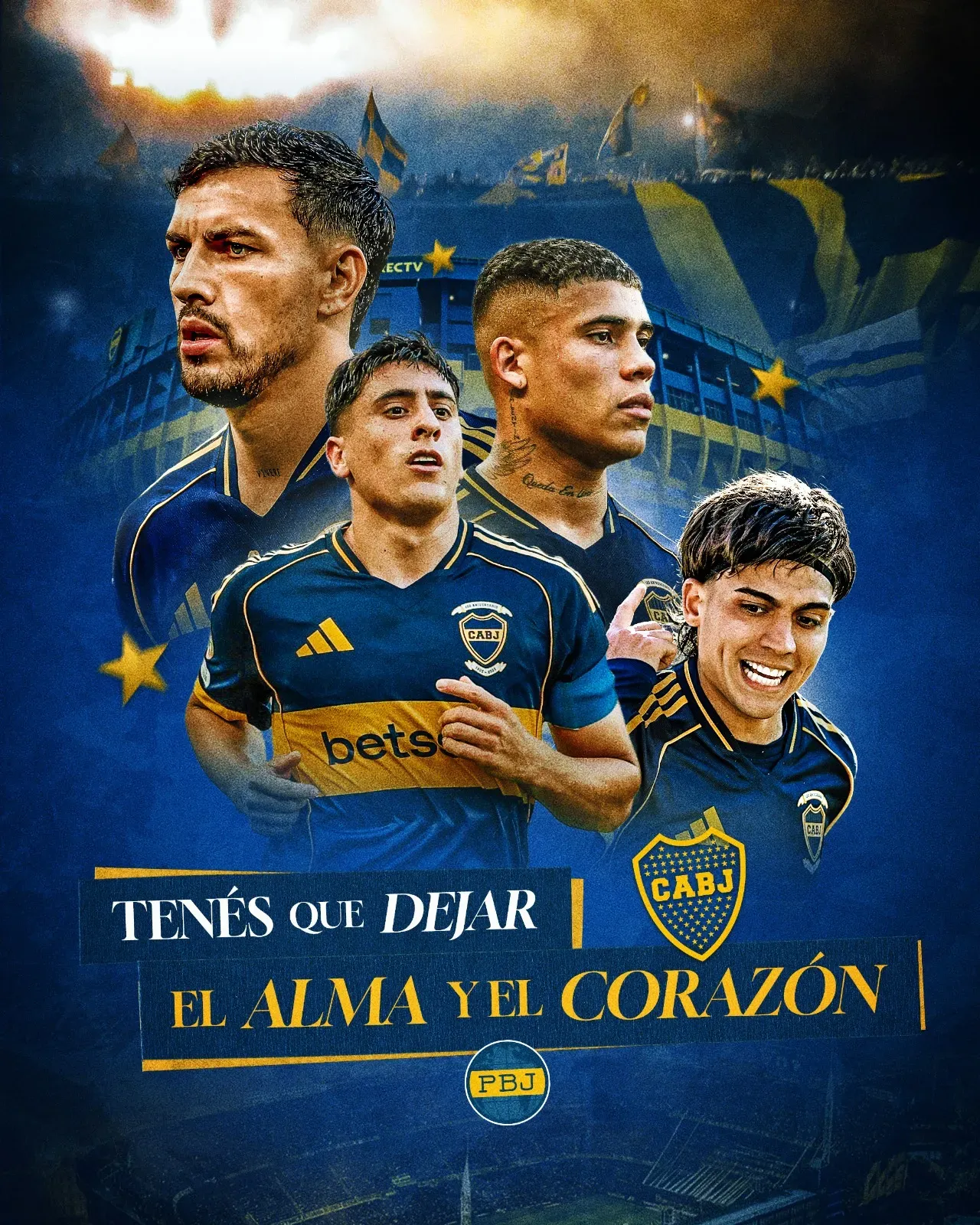 El póster especial para el Superclásico. Foto: PBJ.