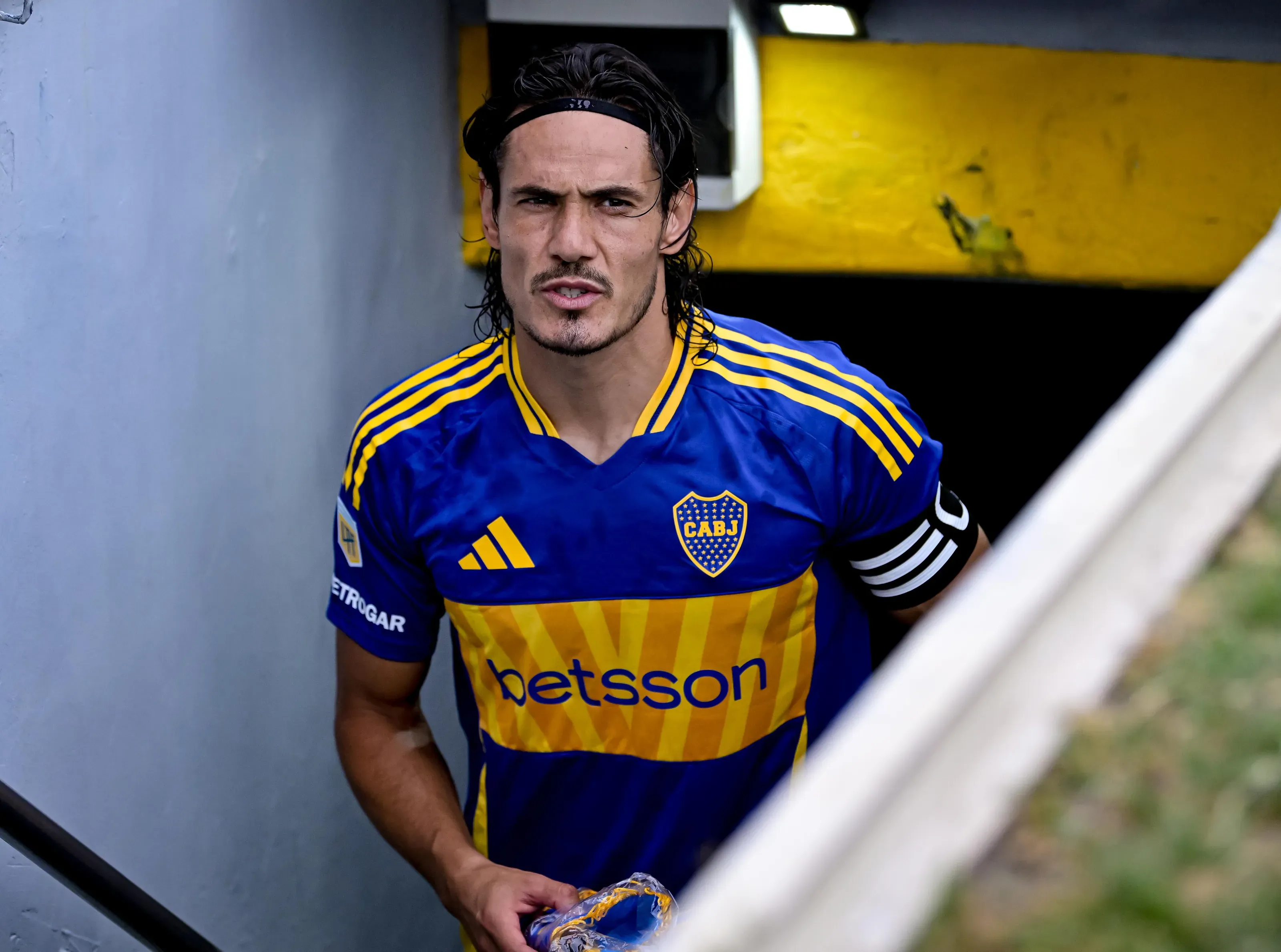 Cavani será suplente en Boca vs. River. (Getty Images)