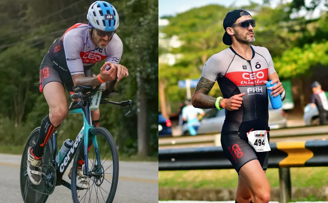 Torsiglieri jugó en Boca y ahora es triatlonista. (Facebook)
