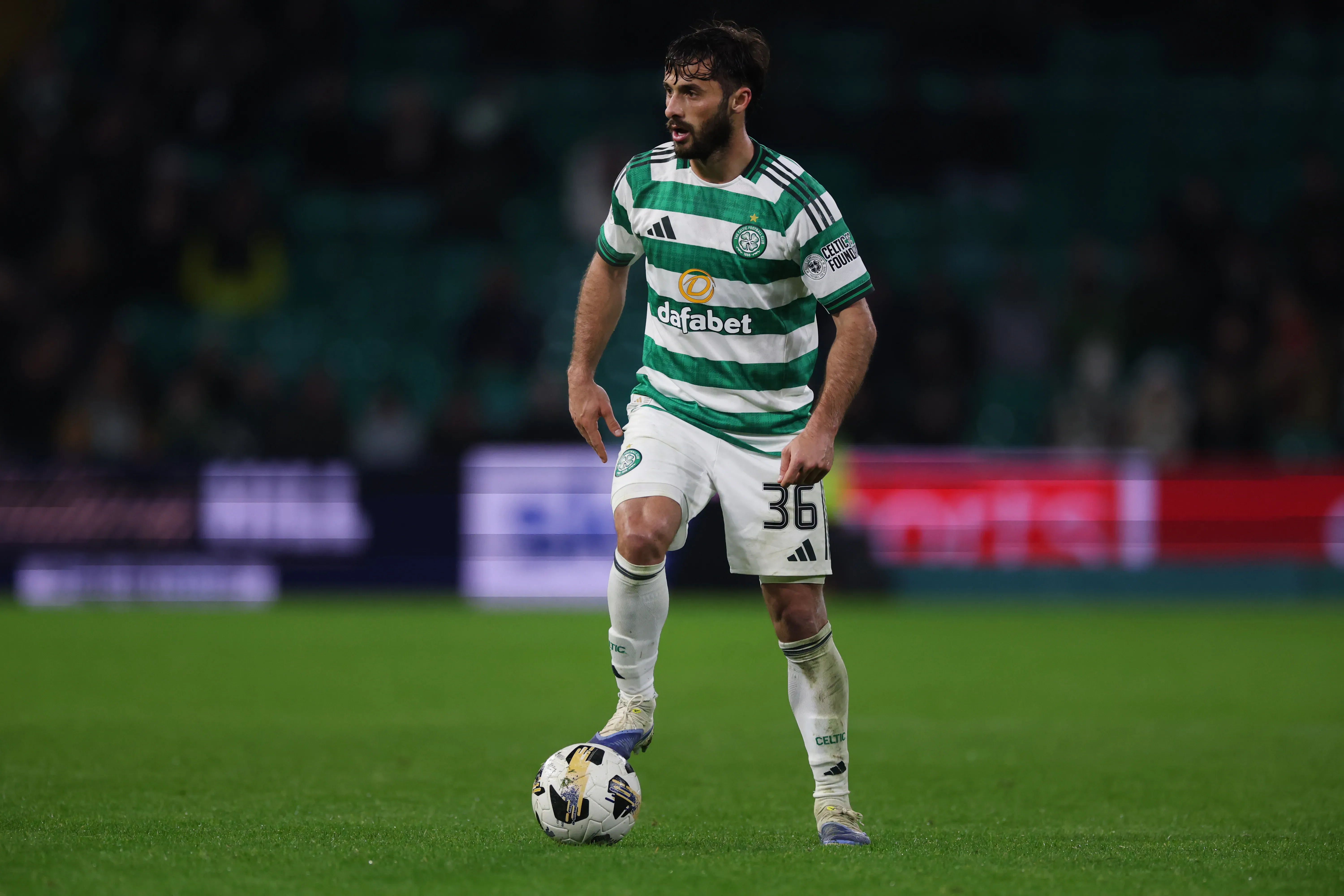 Marcelo Saracchi con la camiseta de Celtic de Escocia. (Getty Images)