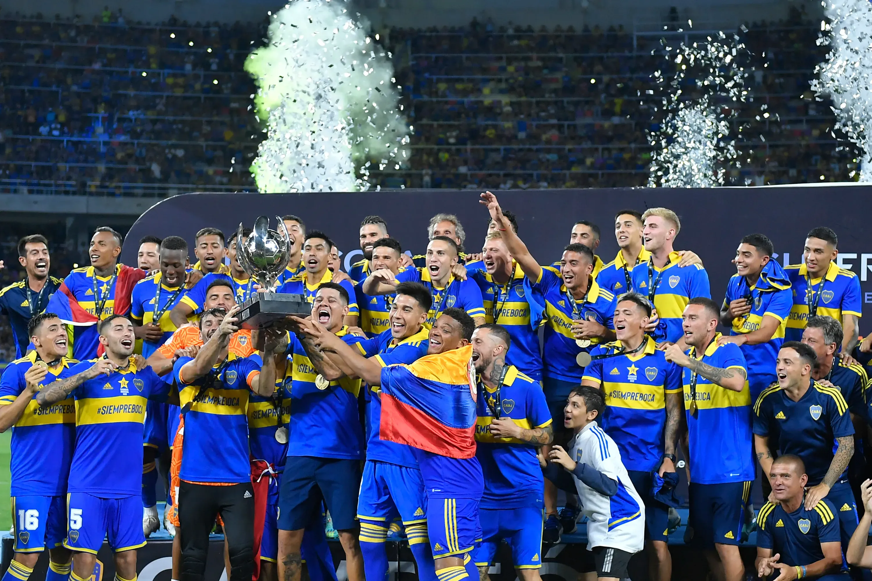 El último título de Boca. Foto: Getty Images