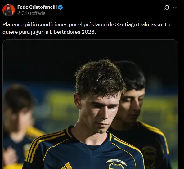 Dalmasso es seguido de cerca por Platense. (Captura)